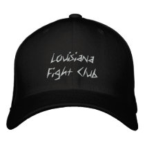Louisiana Fight Club Ball cap embroidered hats by thelafightclub Louisiana Fight Club Ball cap embroidered hats
