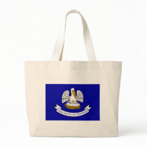 Louisiana Flag Canvas Bags