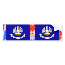 Louisiana Flag Bumper Sticker