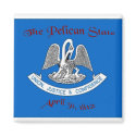 Louisiana Flag Magnet by deesbasenjis Louisiana Flag Magnet