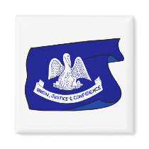 louisiana Flag magnets