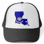 Louisiana Flag Map