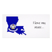 Louisiana Flag Map photo cards by usaflags Louisiana Flag Map photo cards
