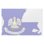 Louisiana Flag Map Stationery Design