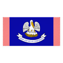 Louisiana Flag photo cards