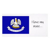 Louisiana Flag Picture Card