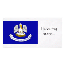 Louisiana Flag Picture Card
