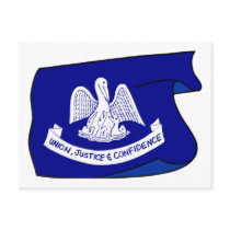 louisiana Flag postcards by GeographyTees louisiana Flag postcards