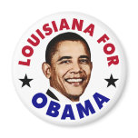 Louisiana For Obama magnets