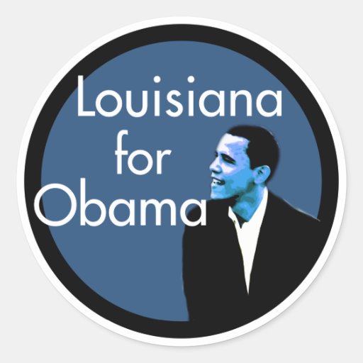 Louisiana for Obama Sticker