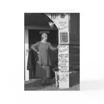 Louisiana Fortune Teller, 1938 Card