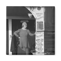 Louisiana Fortune Teller, 1938 Refrigerator Magnet