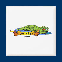 Louisiana Gator magnets