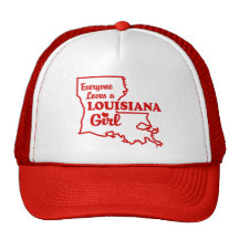 Louisiana Girl Mesh Hats