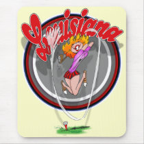 Louisiana golf mousepad