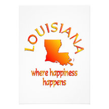 LOUISIANA Happiness Custom Invite