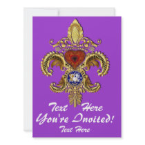 Louisiana Inivitations  Over 50 Colors Announcements