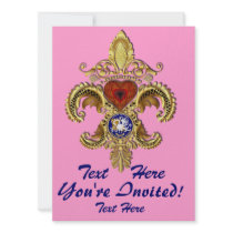 Louisiana Inivitations  Over 50 Colors Personalized Invitations