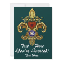 Louisiana Inivitations  Over 50 Colors Invites