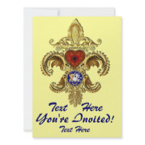 Louisiana Inivitations  Over 50 Colors Custom Invitations