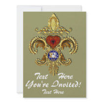 Louisiana Inivitations  Over 50 Colors Invitation