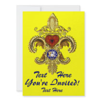 Louisiana Inivitations  Over 50 Colors Custom Invites