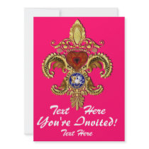 Louisiana Inivitations  Over 50 Colors Custom Invites