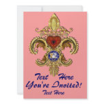 Louisiana Inivitations  Over 50 Colors Personalized Invite