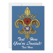 Louisiana Inivitations  Over 50 Colors Invites