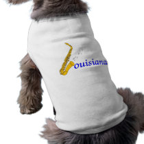 louisiana jazz pet clothing by GeographyTees louisiana jazz pet clothing