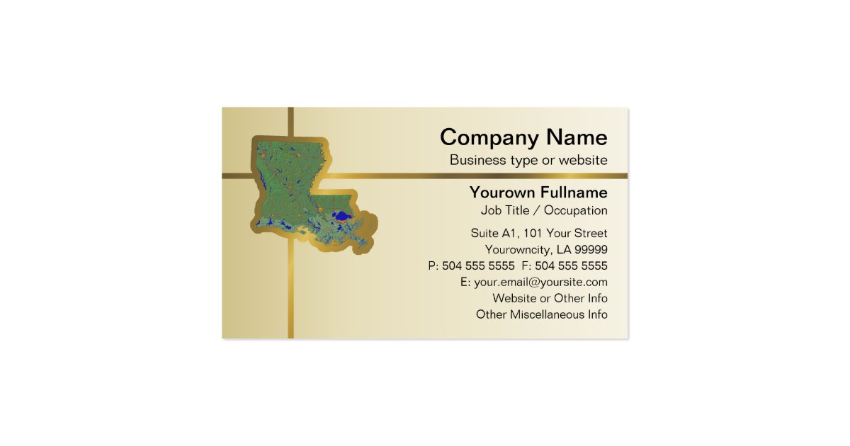 business card map