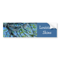 Louisiana Mossy Oak Limbs bumper stickers by Artist_Lenora Louisiana Mossy Oak Limbs bumper stickers