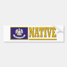 Louisiana Native Bumper Sticker