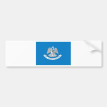 Louisiana Official State Flag Bumper Sticker