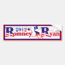 Louisiana Romney and Ryan 2012 Bumper Sticker