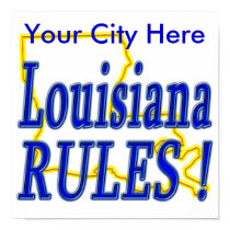 Louisiana Rules ! posters by TShirtDotCom Louisiana Rules ! posters