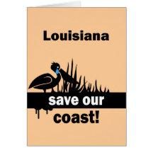 Louisiana save our coast card