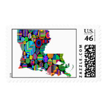 Louisiana Stamps by JKdesigns Louisiana Stamps