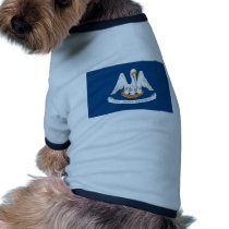 Louisiana State Flag Doggie Tee Shirt