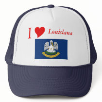 Louisiana State Flag Hat