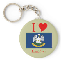 Louisiana State Flag Key Chains