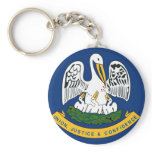 Louisiana State Flag Key Chains