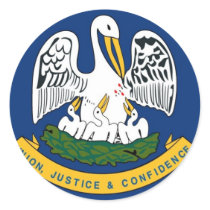 Louisiana State Flag stickers by TheFlagStore Louisiana State Flag stickers