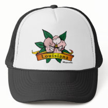 Louisiana State Flower Mesh Hats