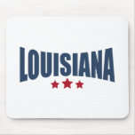 Louisiana Three Stars Design Mousepad