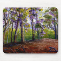Louisiana Trees and Wisteria Mousepads