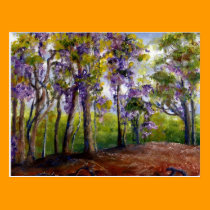 Louisiana Trees and Wisteria postcards