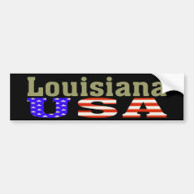 Louisiana USA! Bumper Sticker