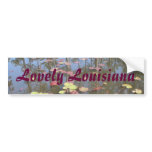 Louisiana Water Lilies Bumper Sticker