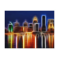 Louisville abstract post card